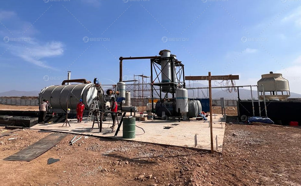 智利BLJ-16废轮胎炼油设备第2张