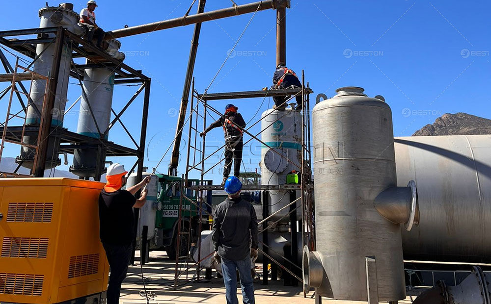 智利BLJ-16废轮胎炼油设备第1张