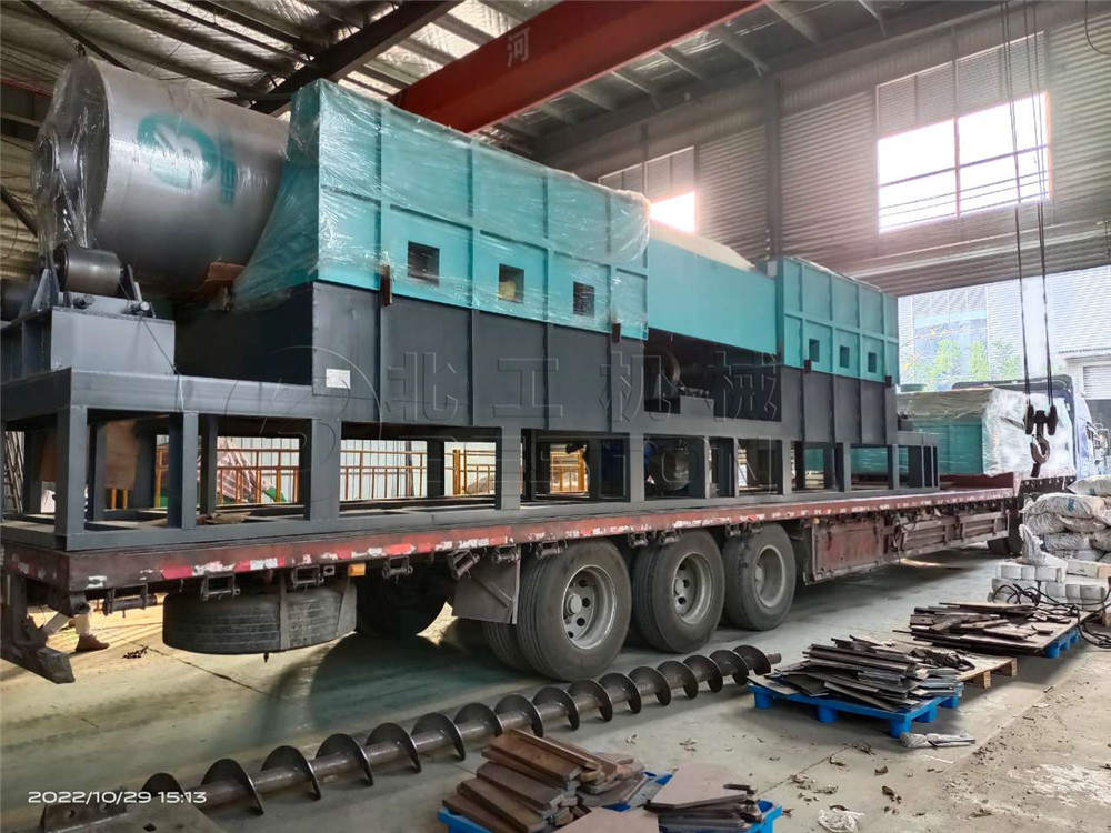 伊朗连续式炭化炉发货