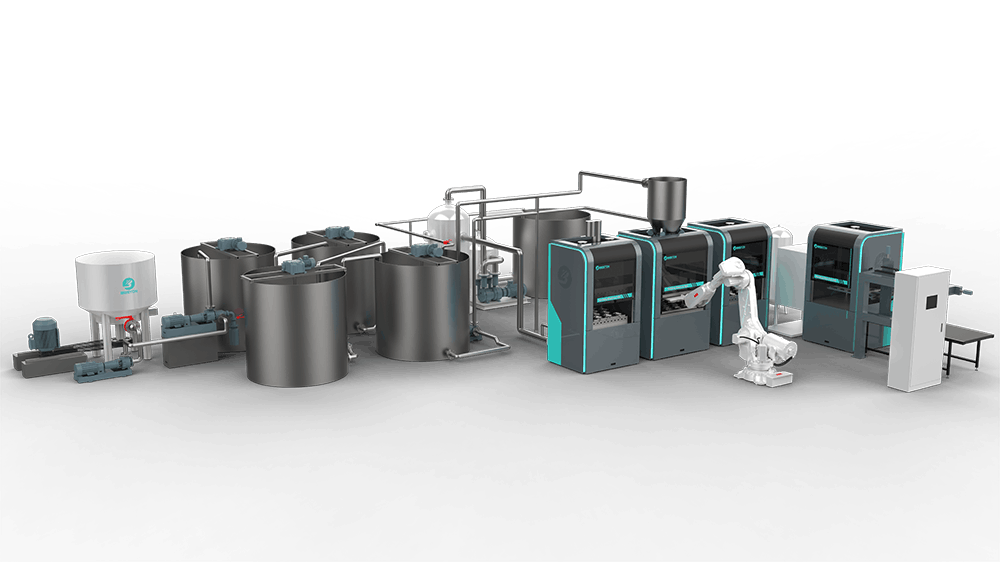 纸浆模塑餐盘机