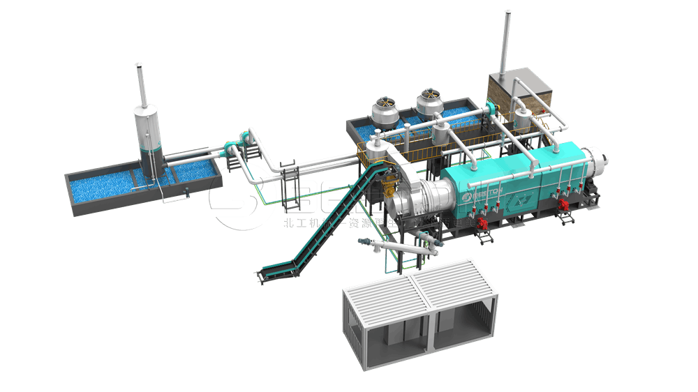 电池负极材料预碳化
